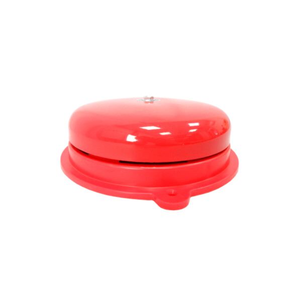 Campana de alarma color rojo Ø200mm diámetro 220V CF4112