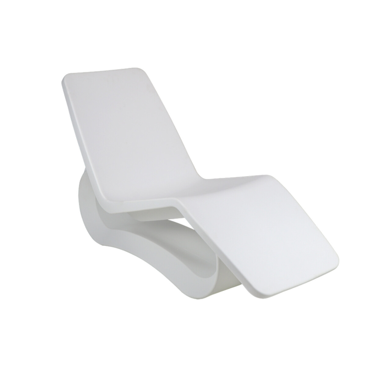 Reposera blanca en polipropileno "OCTO" - TD0780 