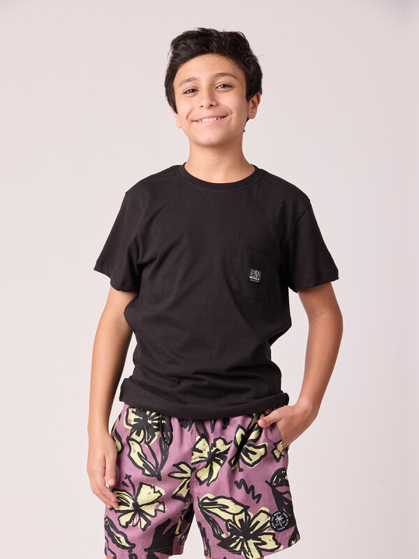 T-SHIRT TUMAR TEEN RUSTY Negro