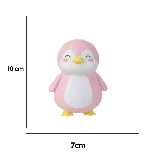 Juguete de mascota pingüino rosa