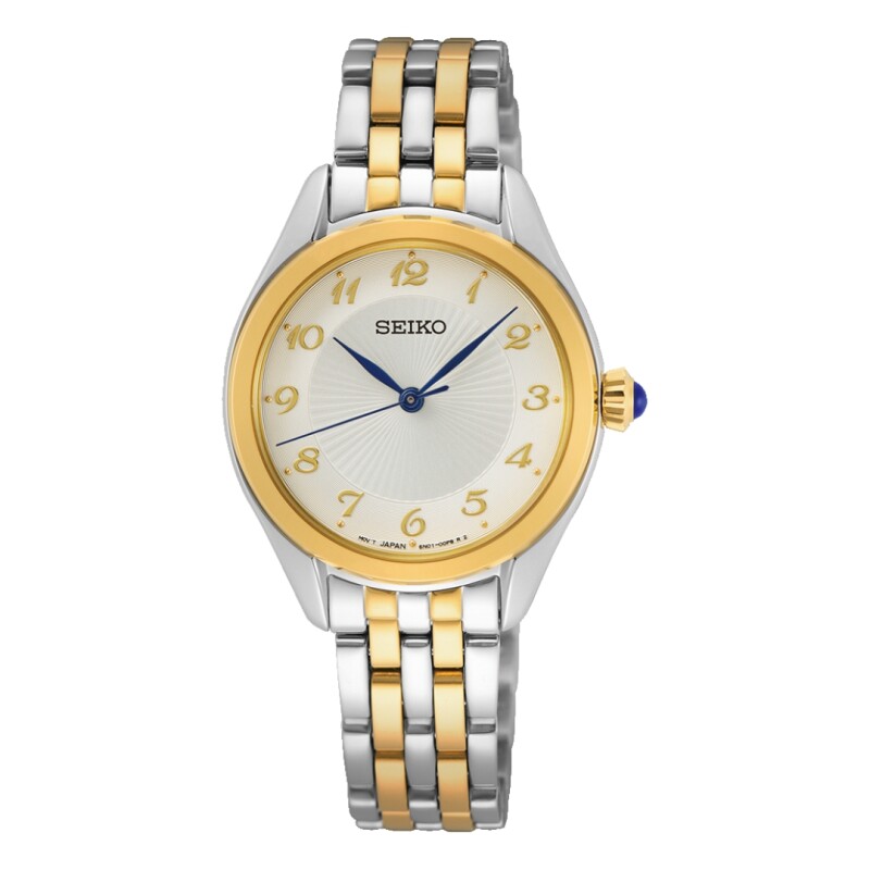 Reloj Seiko SUR380P1 para mujer con correa de acero combinada Dorado