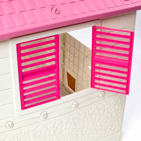 Casita Para Niños Europea Infantil 109x95x87.5 cm Rosa
