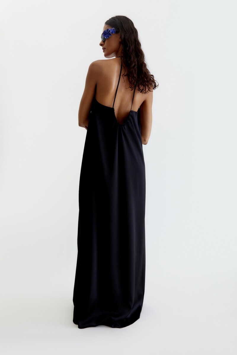 VESTIDO LARGO Negro