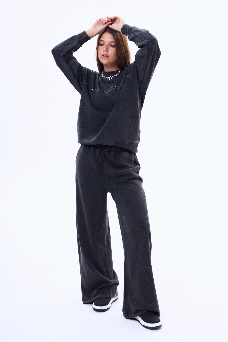 Buzo de felpa Trancoso Negro