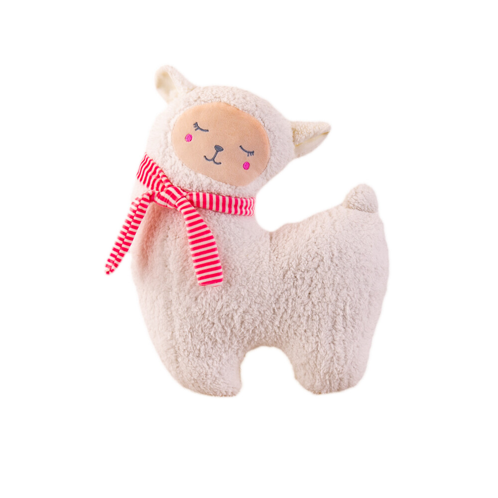ALMOHADÓN PELUCHE ALGODON BLANCO ALPACA