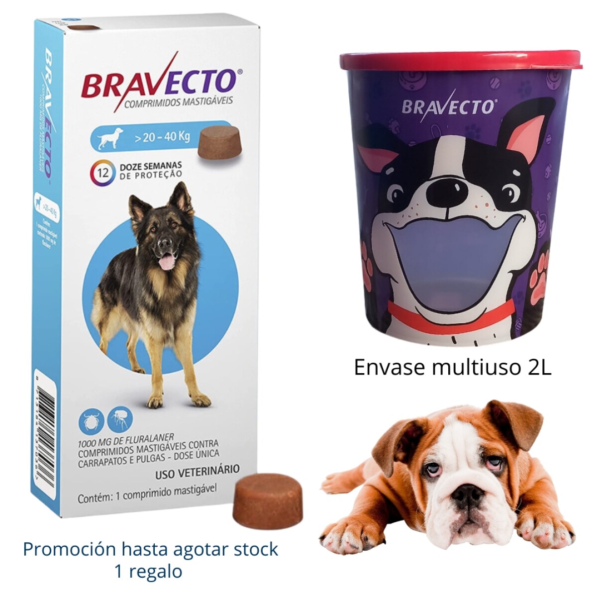 Bravecto 20 - 40 Kg 