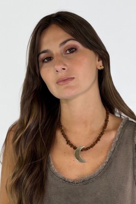 COLLAR LUNELLA Caramelo