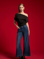 Pantalon Fantina Azul Grisaceo