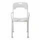 Silla Para Aducha Plegable Altura Ajustable Brazos Respaldo Sin Color