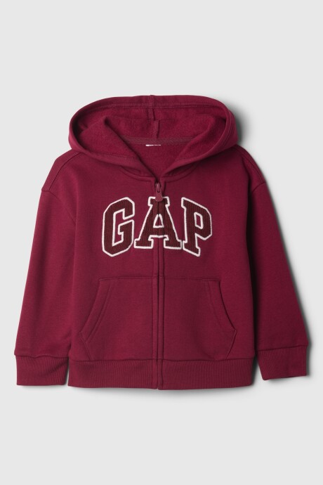 Canguro Con Cierre Logo Gap Toddler Niño Red Delicious