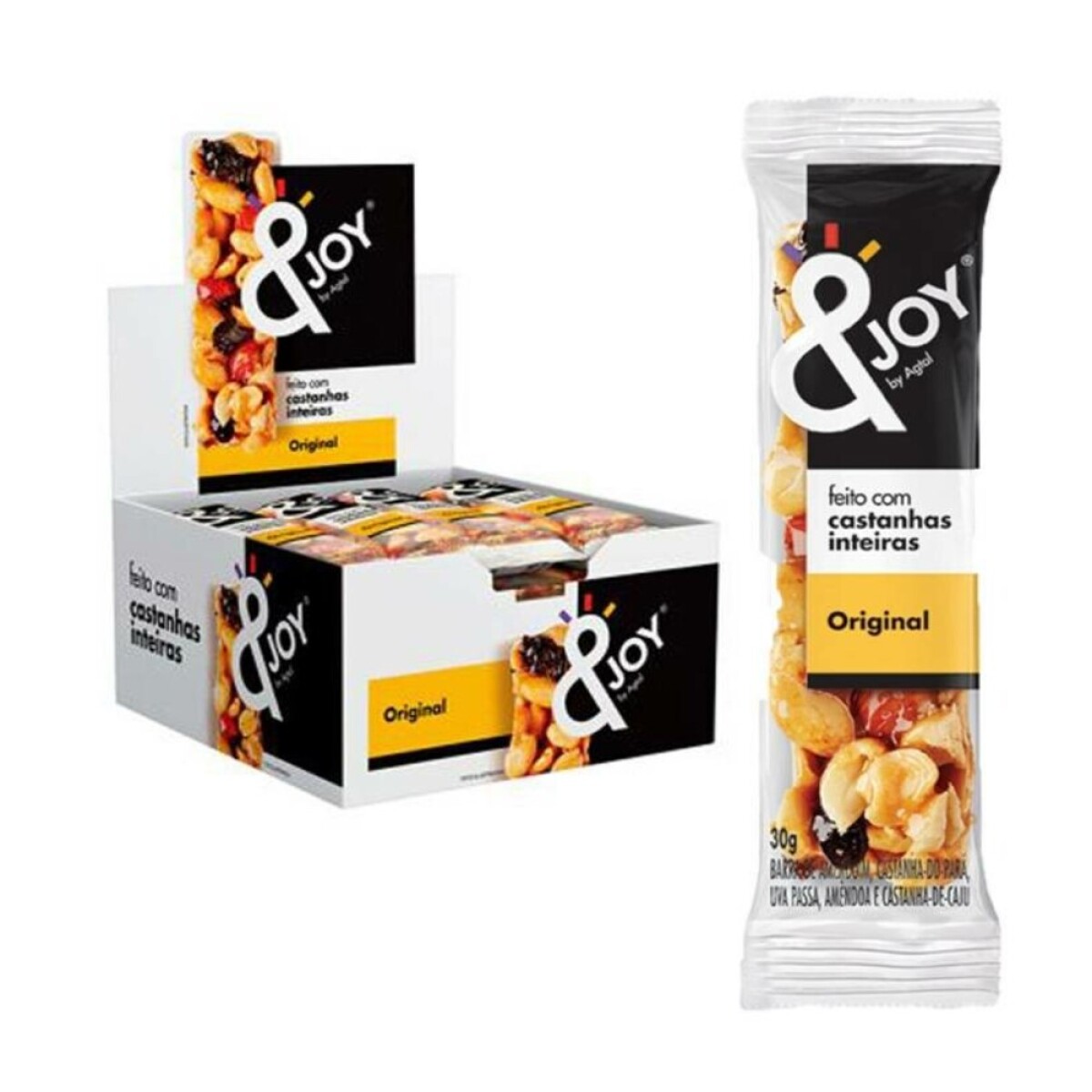 Barra De Proteinas Joy AG007 Mix Frutos Secos 30GR - ORIGINAL 