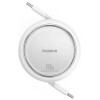 Cable Baseus USB-C / USB-C 1M 100W Retractil P10364500 Cable Baseus USB-C / USB-C 1M 100W Retractil P10364500