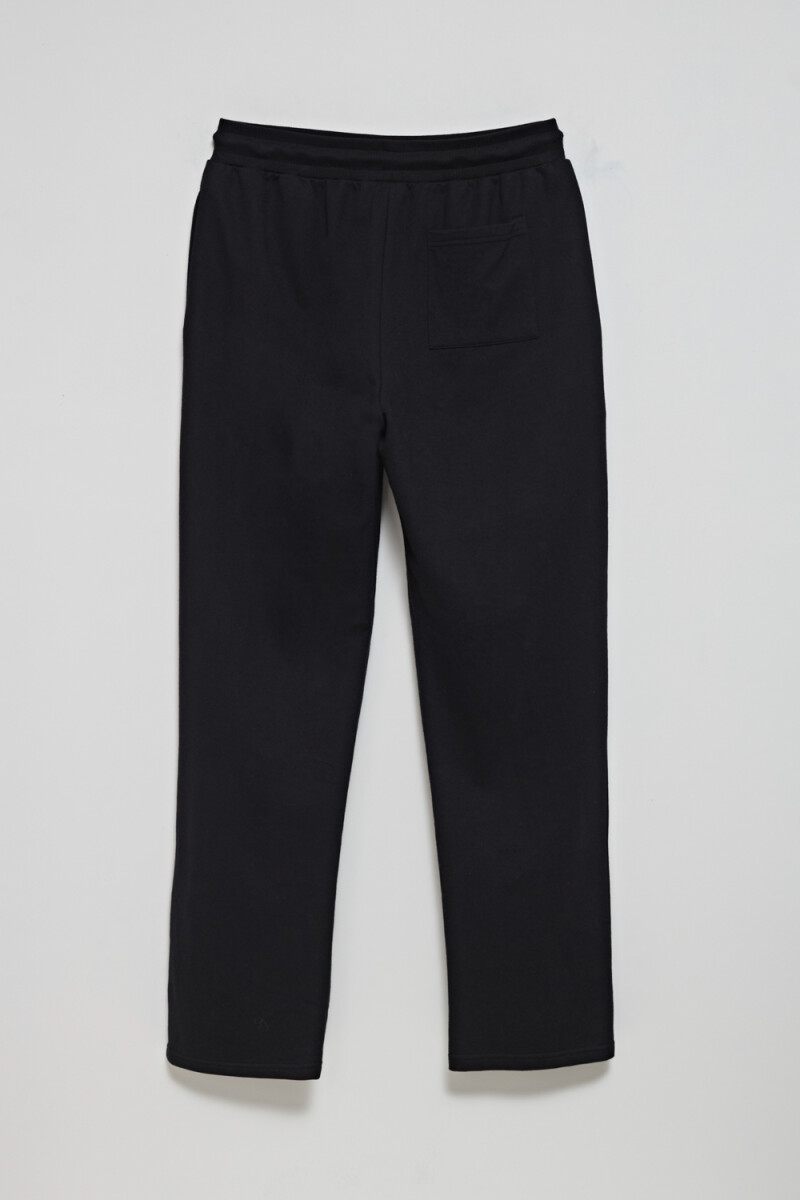 Pantalón deportivo recto Negro