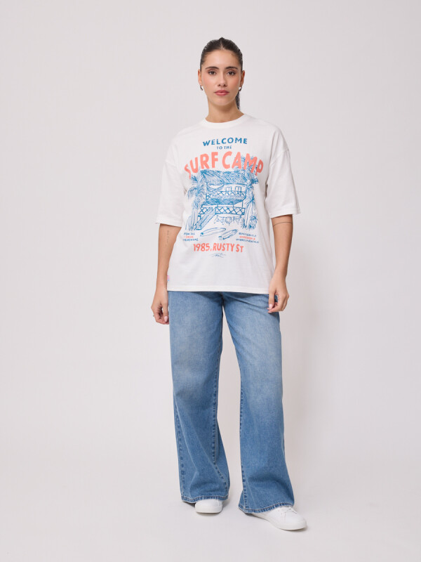 T-SHIRT SOMERA RUSTY Blanco