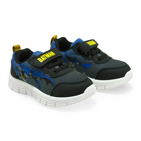 Championes Disney DC Batman c/Velcro de Niños - BATCFW25014 Negro-azul