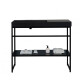 MOBILIARIO BAÑO BACHA CUARZO MUEBLE ACERO INOX NEGRO MATE GAMAS DE NEGRO