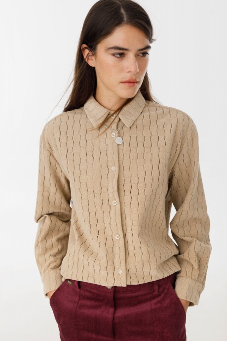 Camisa Liora Beige
