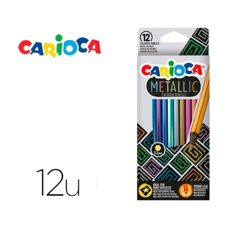 Lápices De Colores Carioca Metallic Lápices De Colores Carioca Metallic