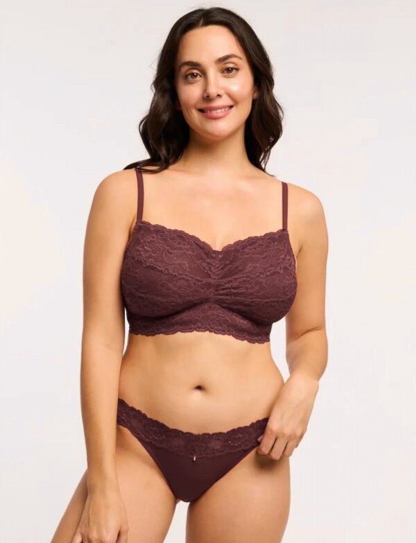 Bralette Like A Butterfly CHOCOLATE