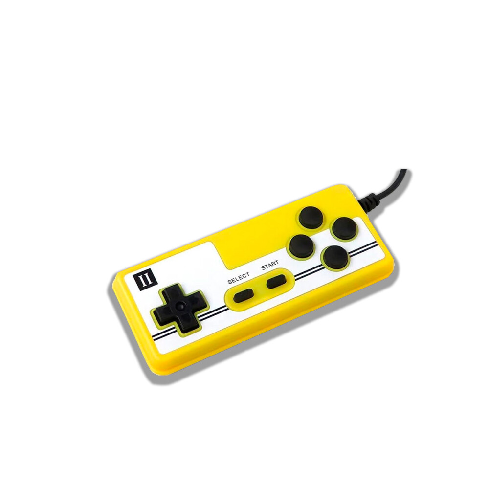 Mini Consola Portatil Para Niños Con 500 Juegos Amarillo