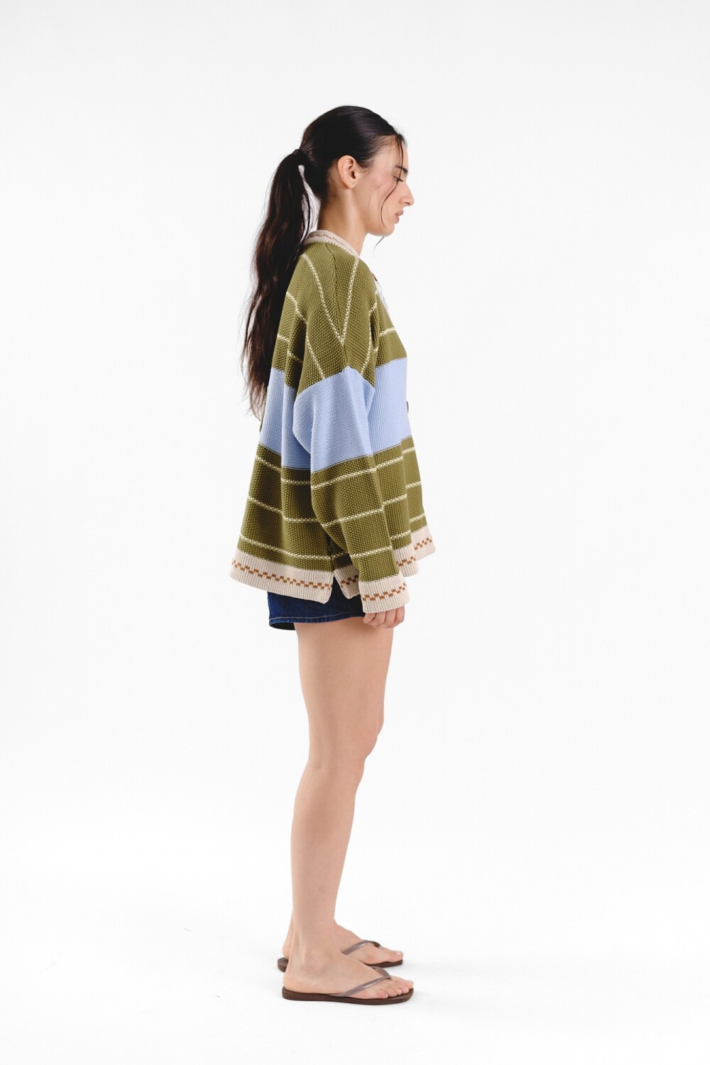 Cardigan Glory SS27 PRE ORDER Verde
