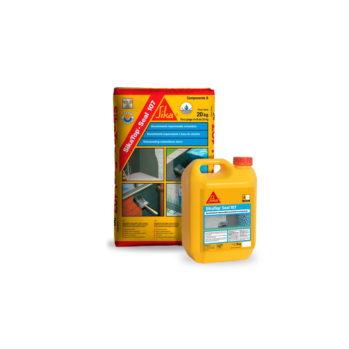 Sikatop Seal 107 A+B x 25 Kg 