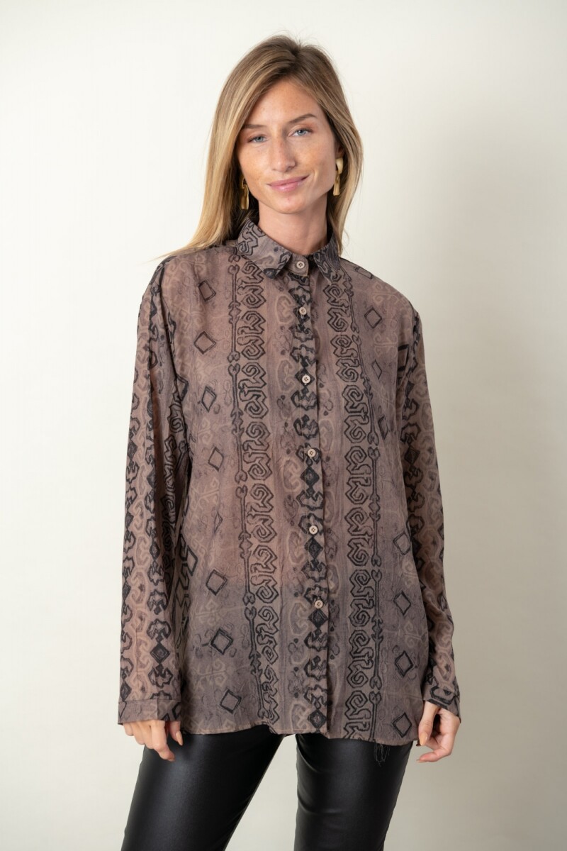 CAMISA VENTURINA - Visón 