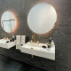 PORCELANATO REVESTIMIENTO MATE NEGRO DECORADO 45X120 GAMAS DE NEGRO