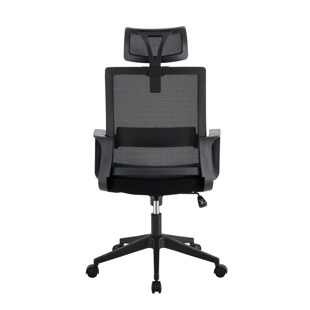 SILLA DE OFICINA MALLA NEGRO COLLINS