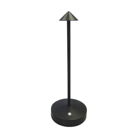 Lampara LED Recargable Portátil 29 cm NEGRO