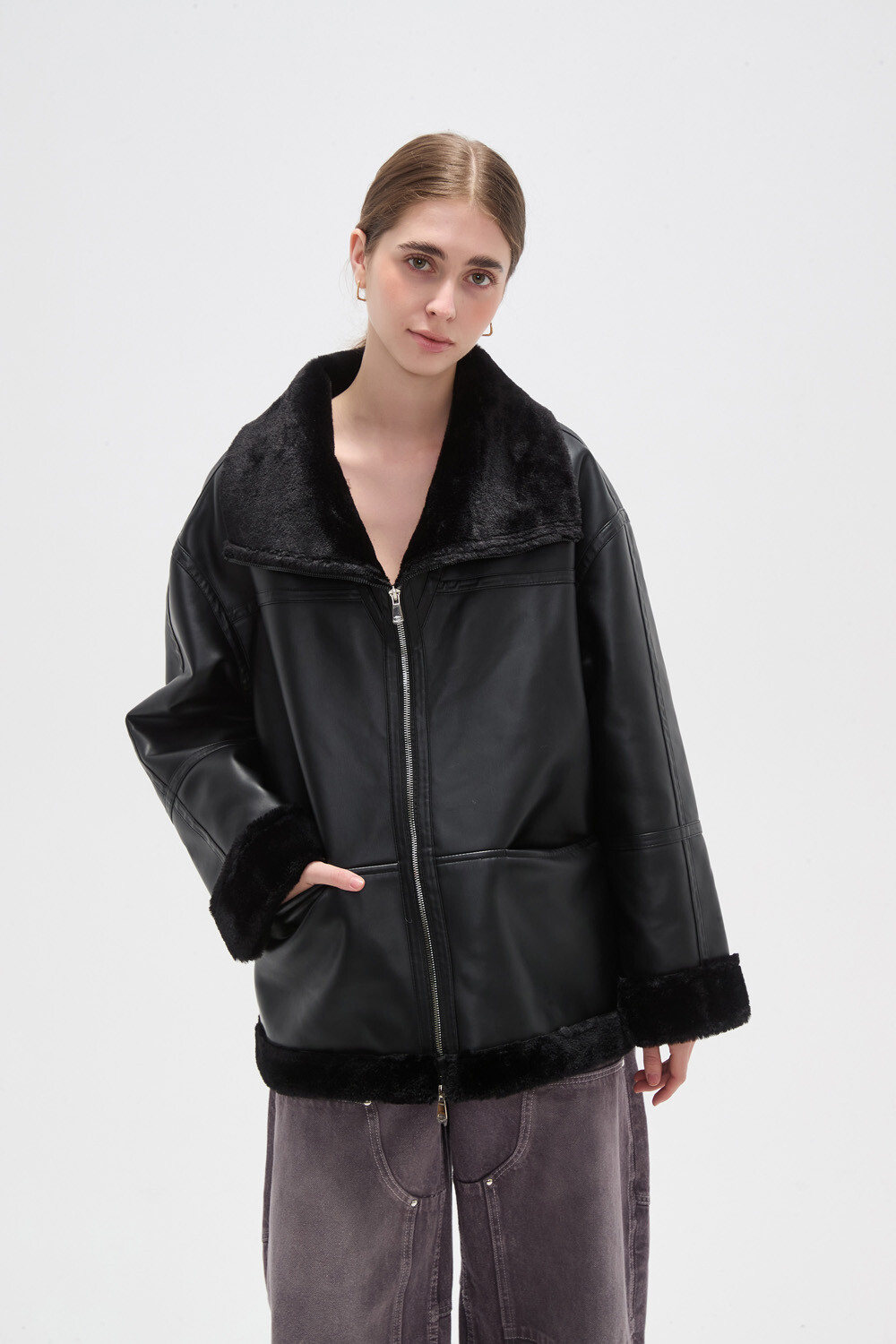 Campera Meredith Negro