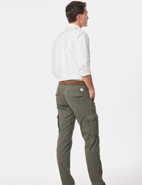 PANTALÓN CARGO Verde