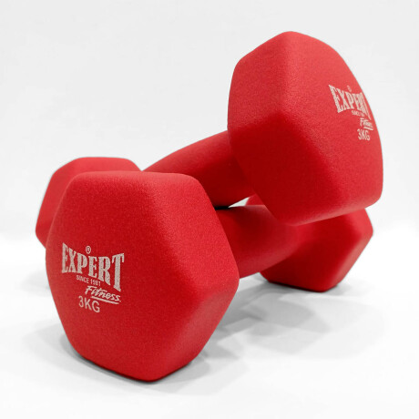Set 6 Mancuerna Expert Vinilo 12kg Total C/estuche Fit013054