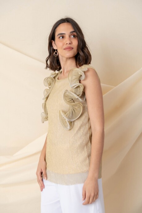 BLUSA MALLORY Dorado