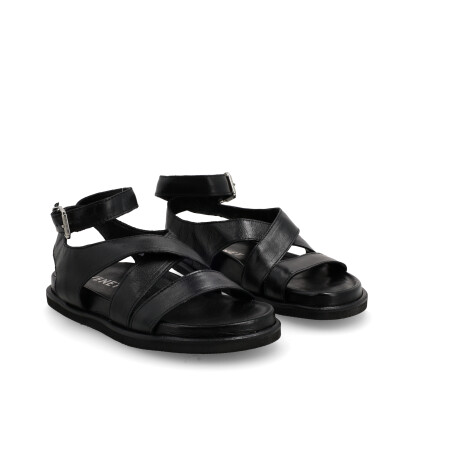 SANDALIAS VENET - CUERO BENVENUTA NEGRO