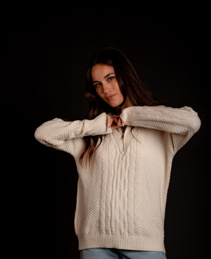 Buzo Camille crema