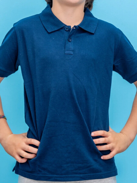 Camiseta polo Azul