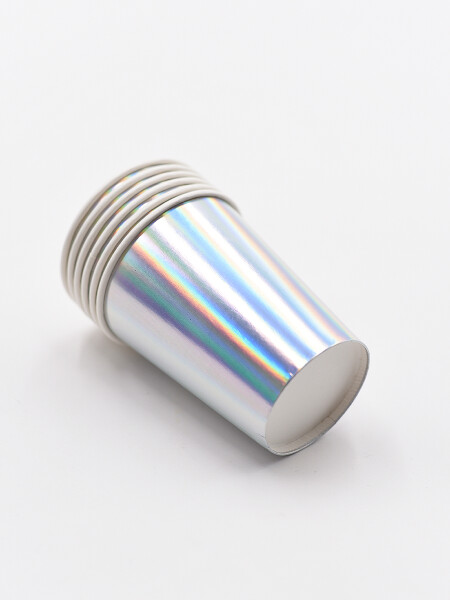 VASO SIRENA SET X 6 PLATEADO