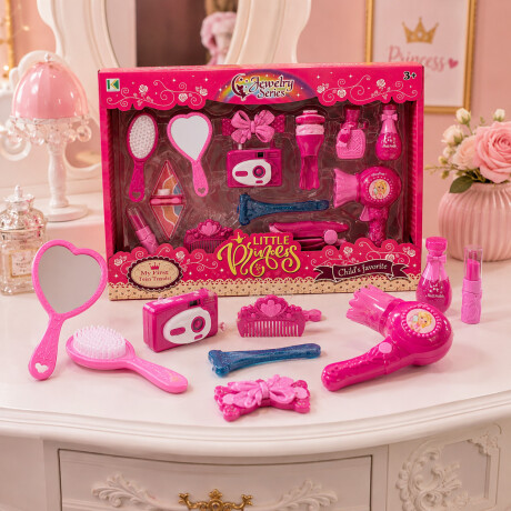 Set Belleza Infantil Maquillaje Juguete Princesa 13 Piezas Set Belleza Infantil Maquillaje Juguete Princesa 13 Piezas