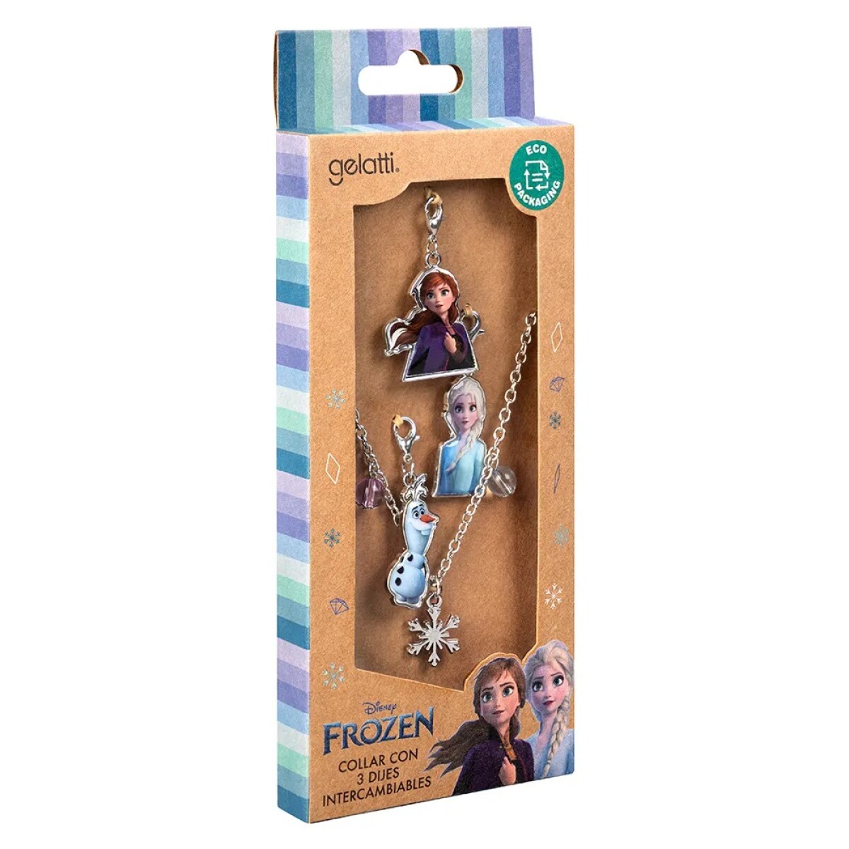 Set Disney Frozen Collar Cadena con Dijes 