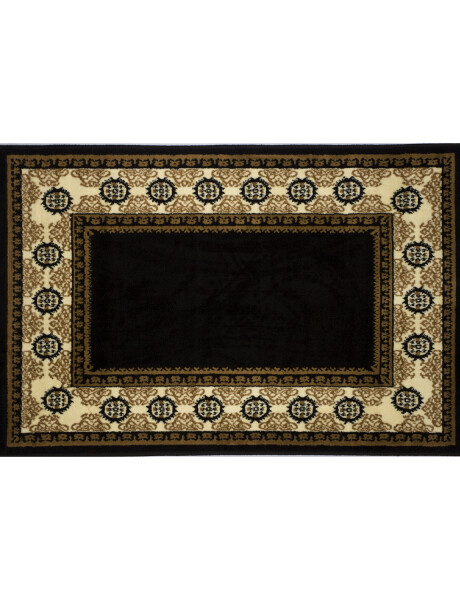 Alfombra rectangular Renaissance Smarth 1.50x1.00mts Negro Mold