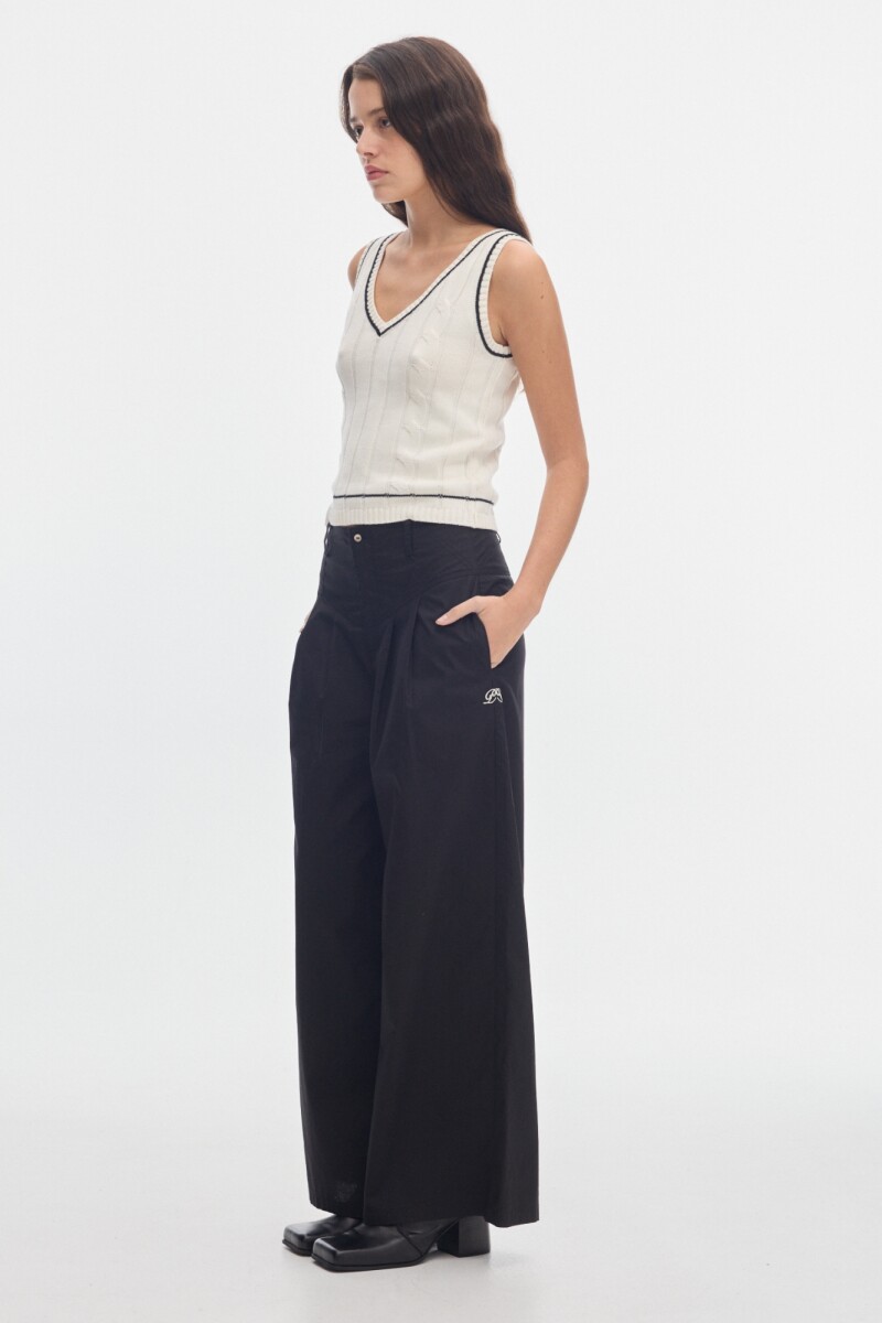 Pantalón Donna Cotton Black
