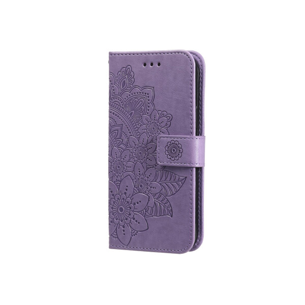 Flip cover Samsung Galaxy A03 Core diseño mandala violeta Flip Cover Samsung Galaxy A03 Core Diseño Mandala Violeta