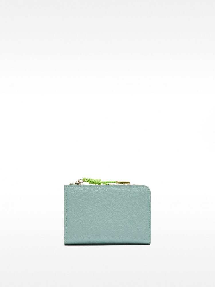 Cartera Con Textura azul