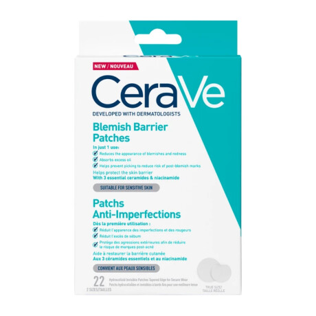 Parches CeraVe Anti-Imperfecciones Acné 22 Unidades Parches CeraVe Anti-Imperfecciones Acné 22 Unidades