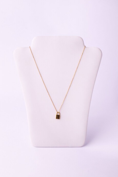 GARGANTILLA CANDADO GOLD