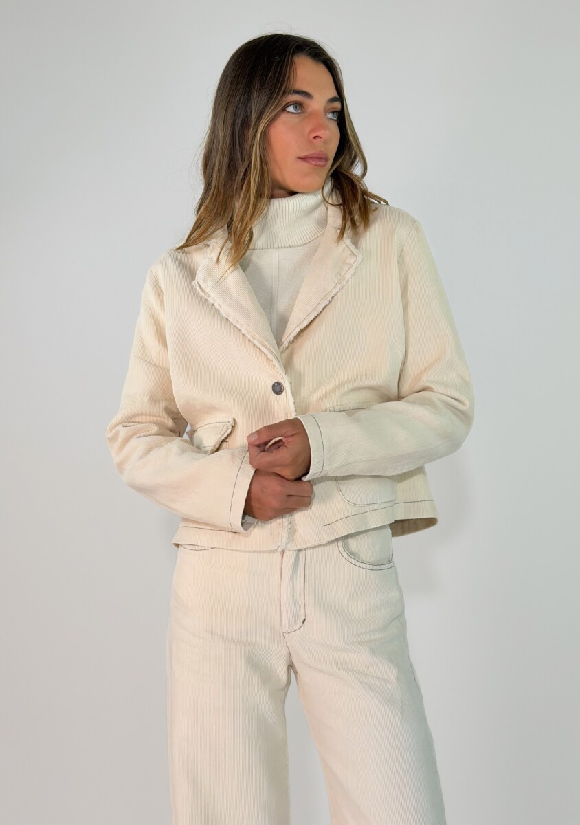 CHAQUETA PANA LENNON - CRUDO 