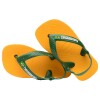 Ojotas Havaianas Baby Brasil Logo Amarillo