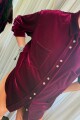 Camisa Bimba Velvet Uva