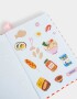 Anotadores Cuadernos y Memos Cuaderno A5 Korean Food - Combinacion Multicolor